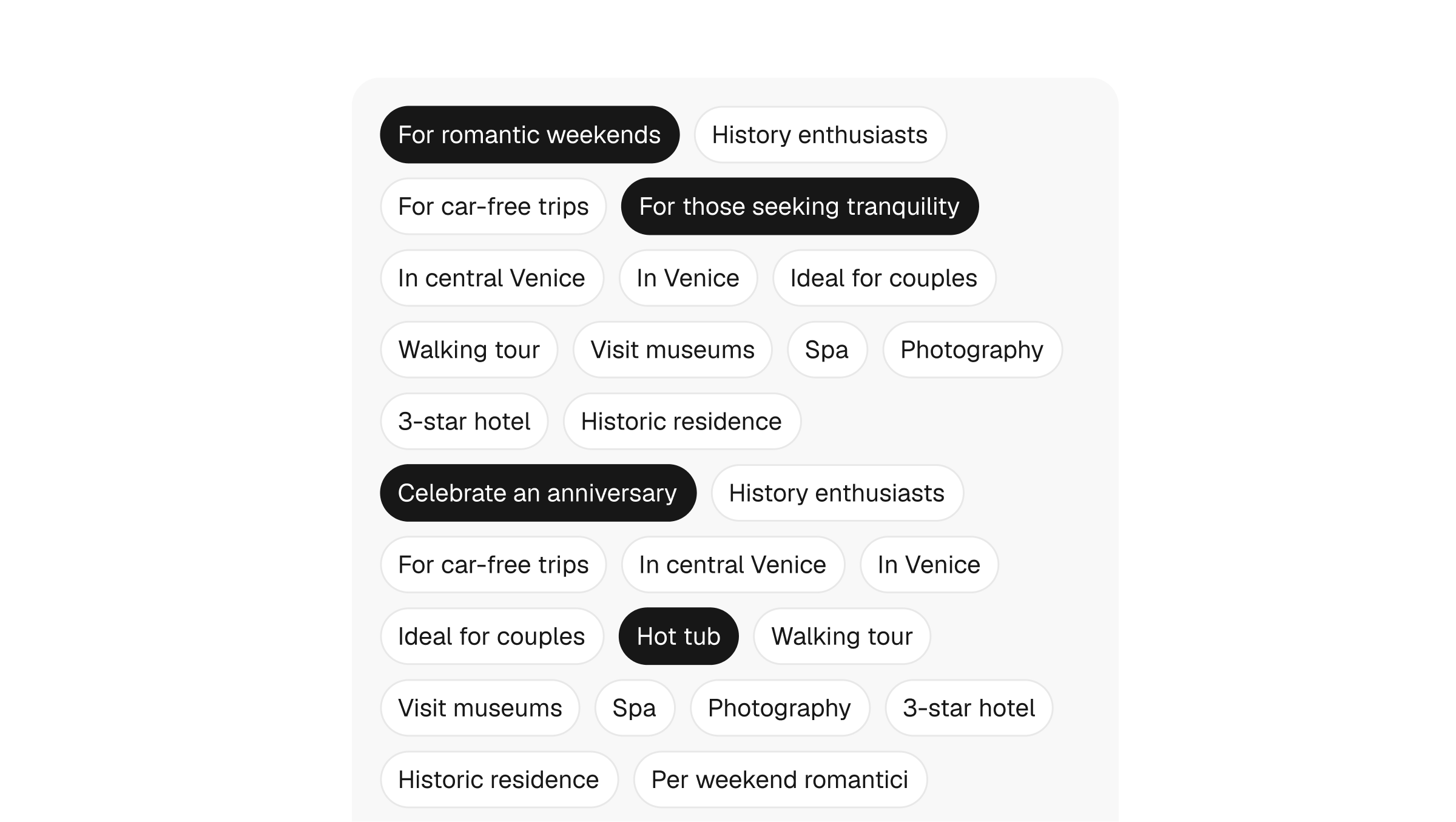 Choose the 10 highlights where you want to be found